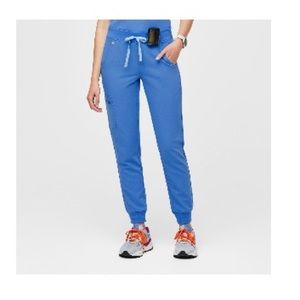FIGS Zamora joggers in capri blue